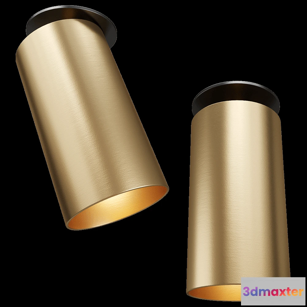 1658602 - Modular Lighting Instruments - Semi-recessed lamp Minude 3D Max