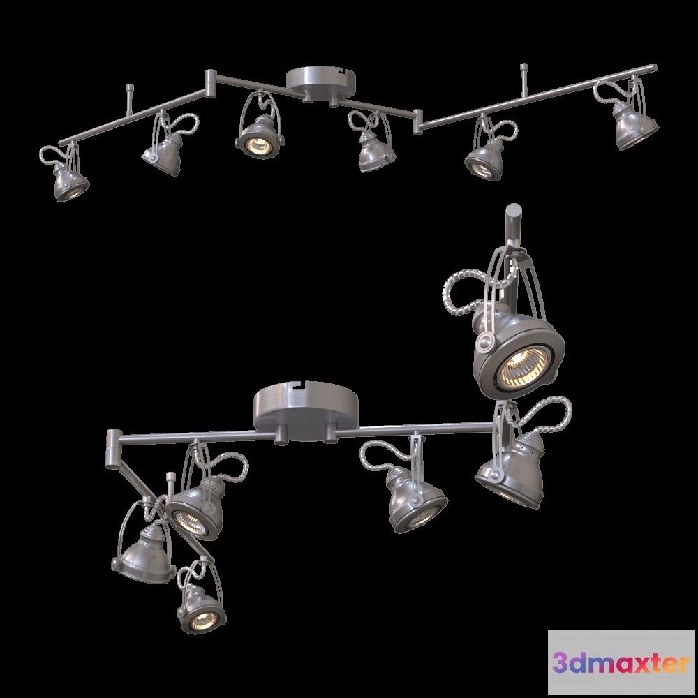 1658700 - Odeon Light - Spotlight BRETA 38076C 3D Max