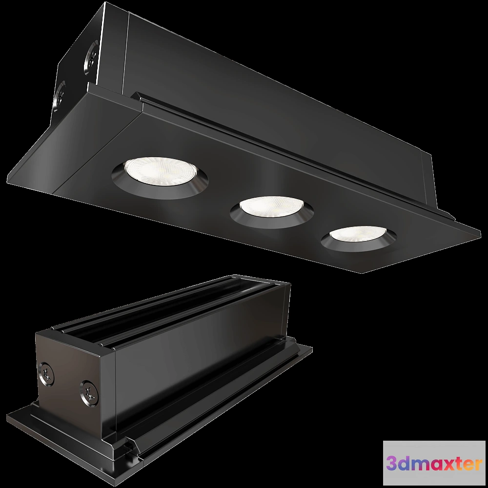 1658726 - ONOK - Recessed lamp Dot 3 3D Max