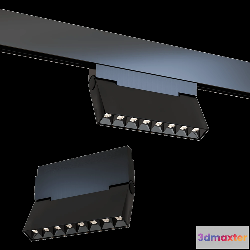 1658768 - Technolight - Track light Darkline Turn 180 3D Max