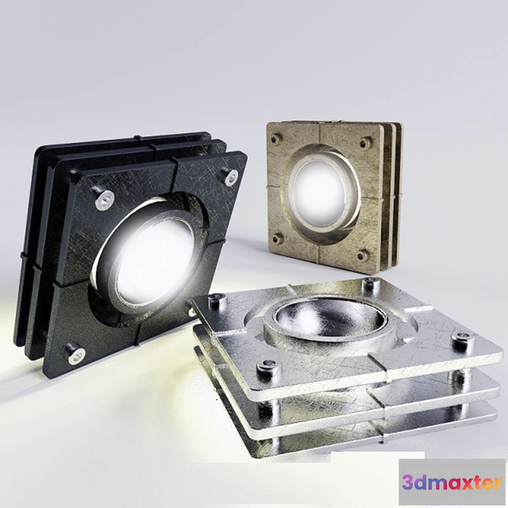 1658908 - lighting - Ceiling Recessed Lights 3D Max