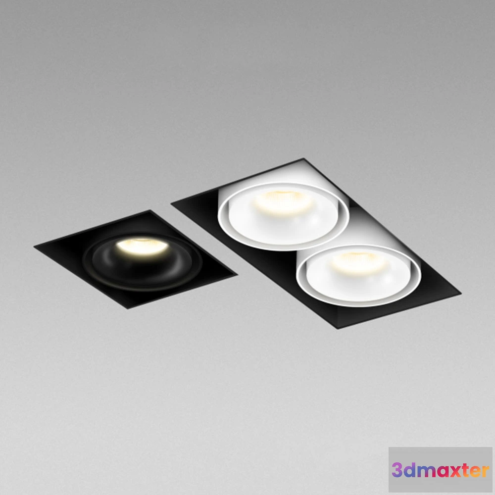 1658916 - lighting - Recessed lamp TIMA 15 3D Max