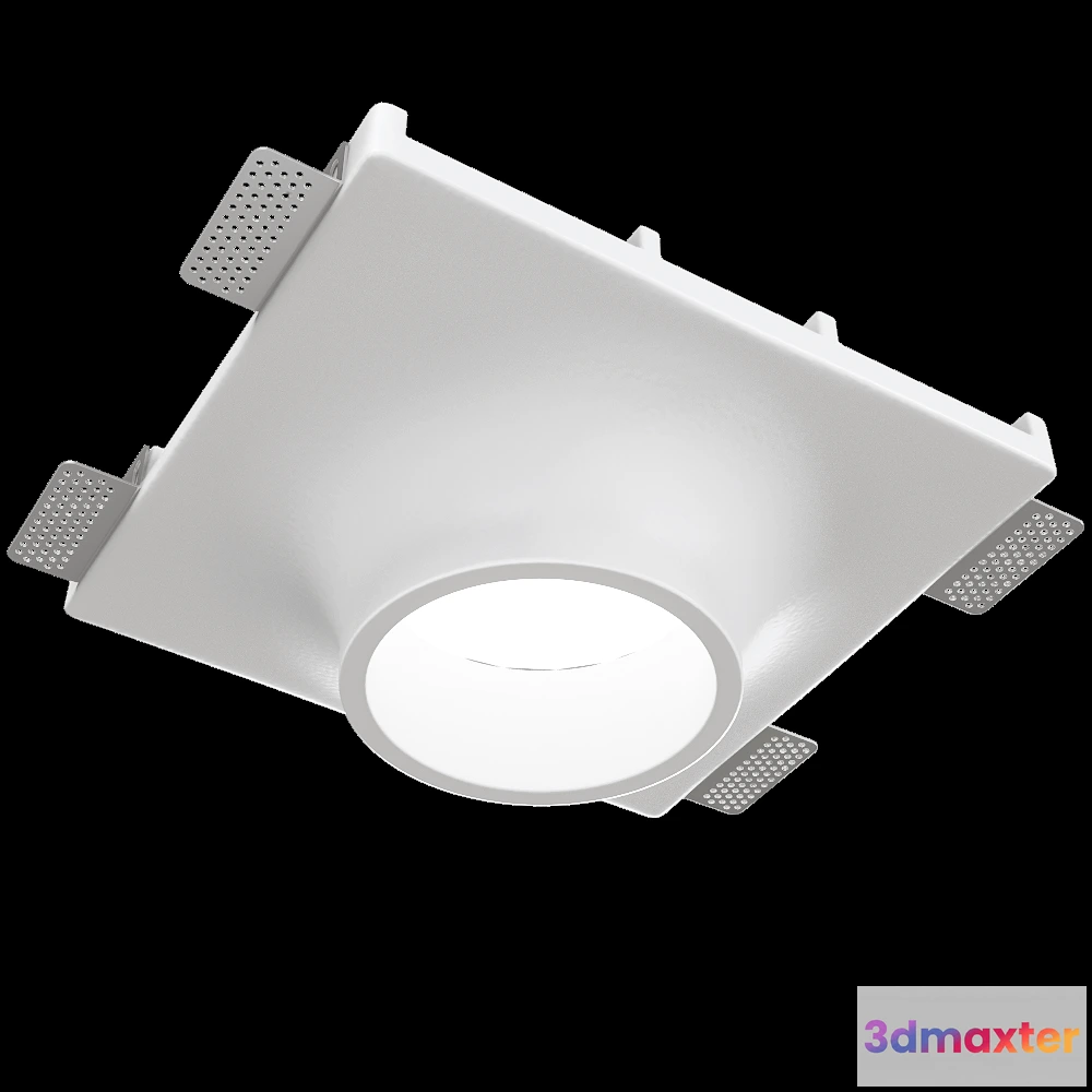 1658966 - Zenit STP - Recessed mounted luminaire Luno Round D200 C85 3D Max