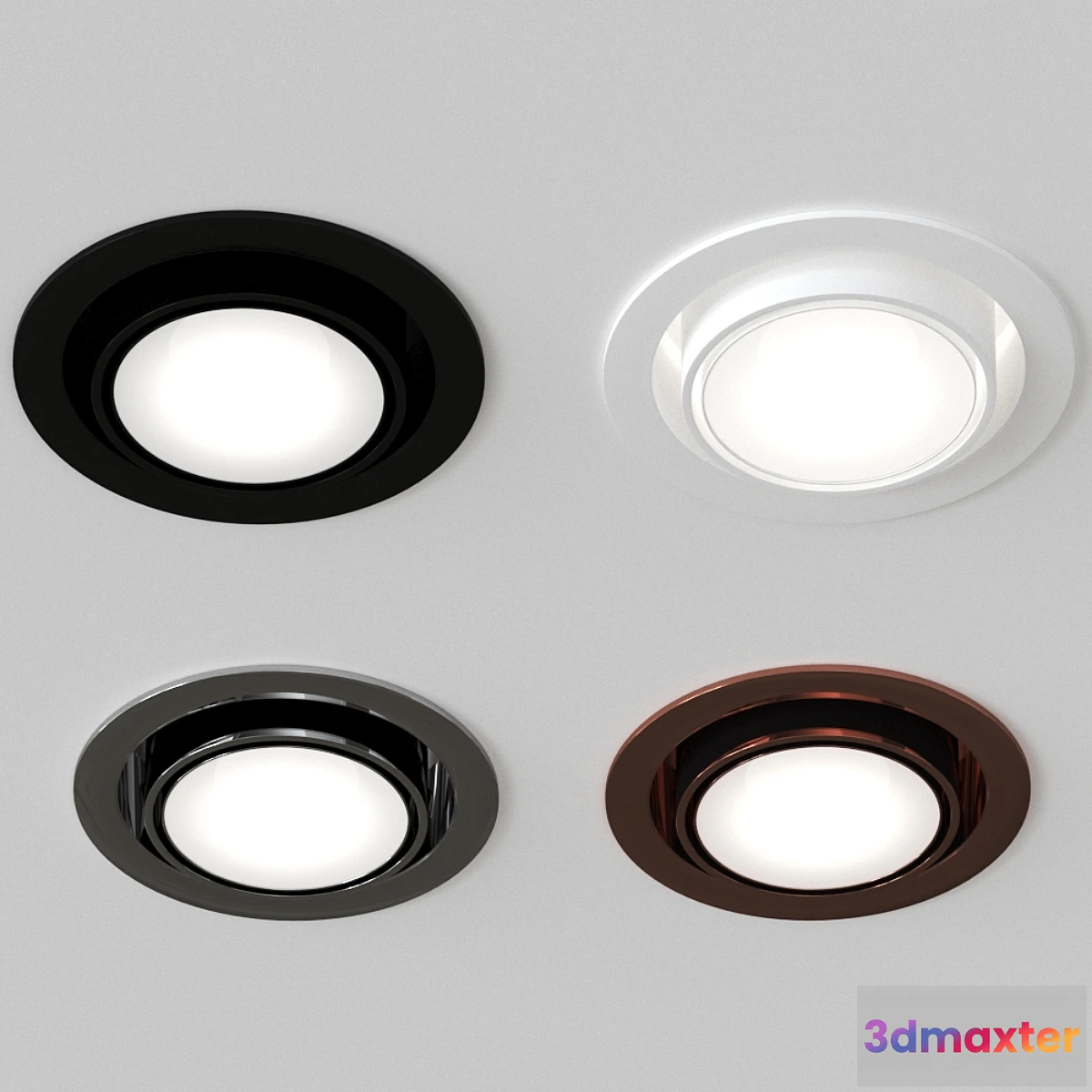 684238 - lui piano v by Occhio Recessed spotlight