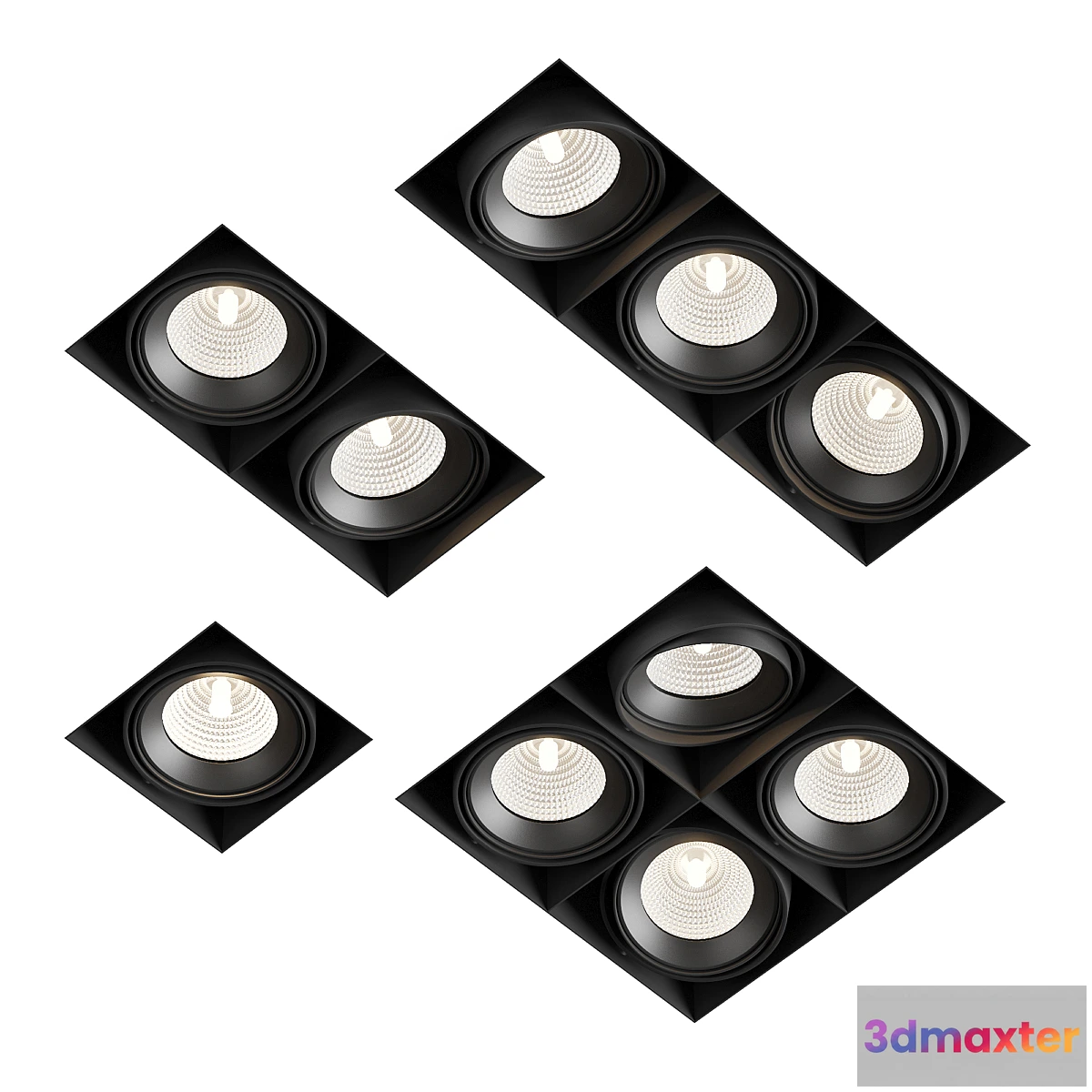 709872 - Modular Lighting Instruments Multiple trimless