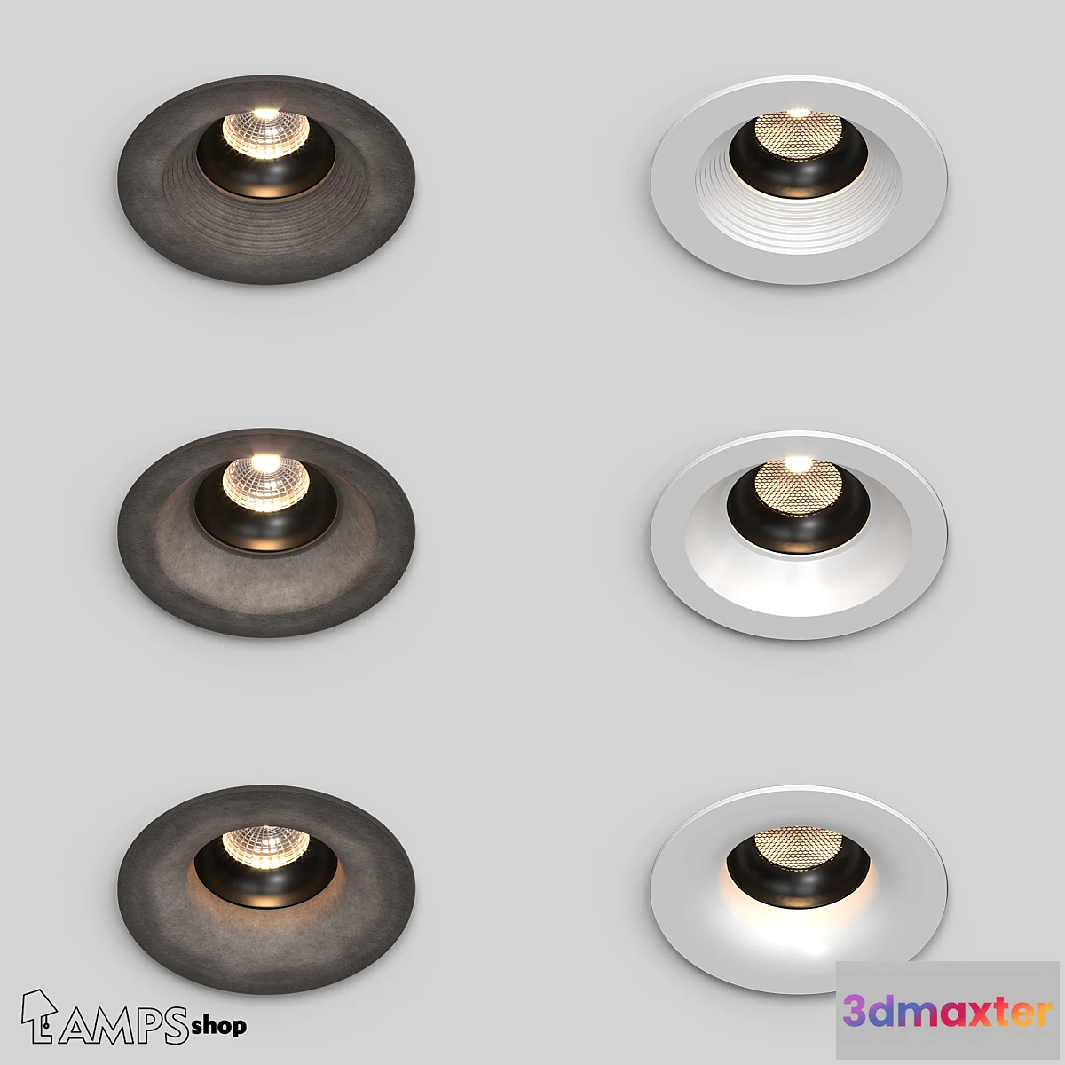 743117 - Concrete Recessed Lamps v1 - No.2