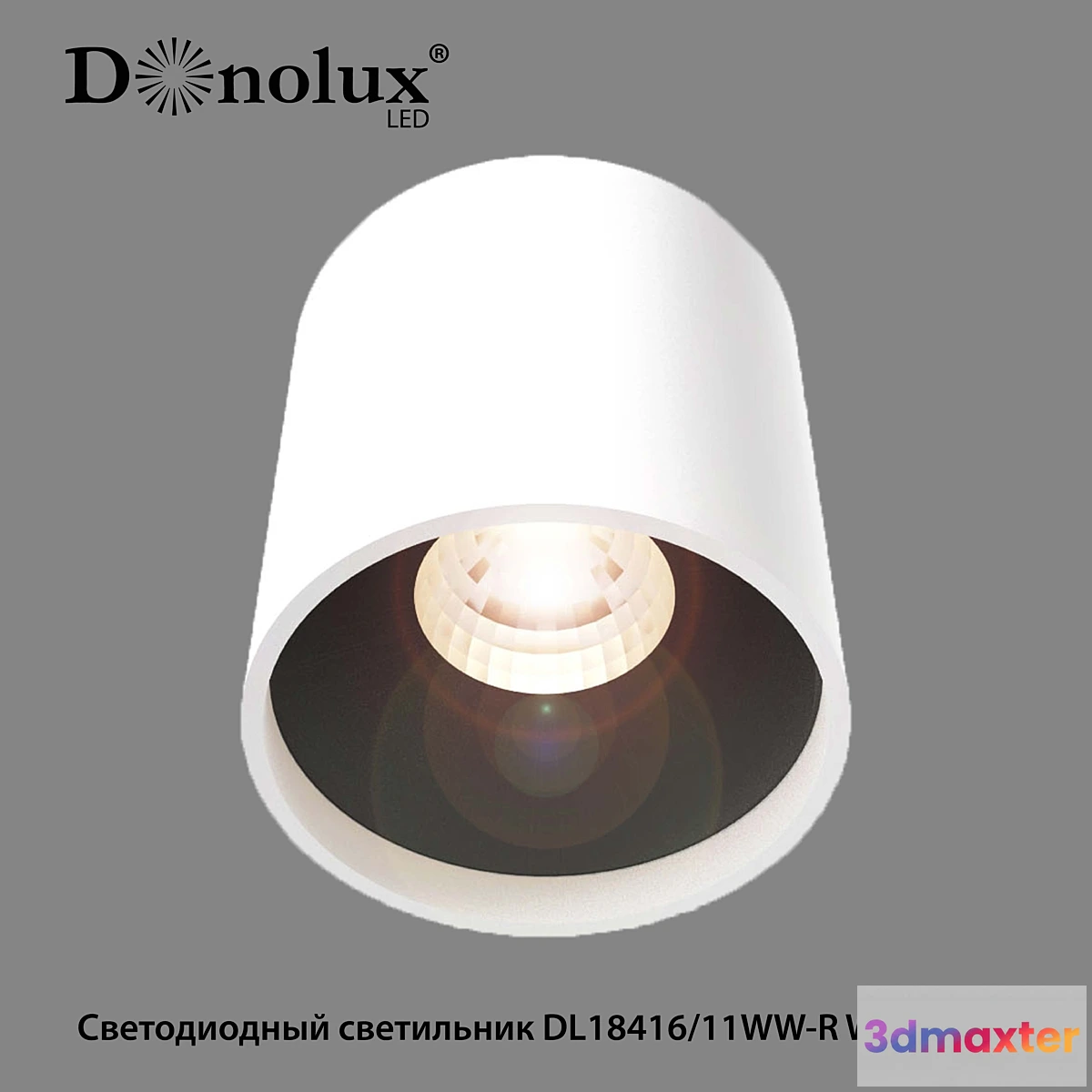 801778 - Type LED lamp DL18416 _ 11WW-R White _ Black