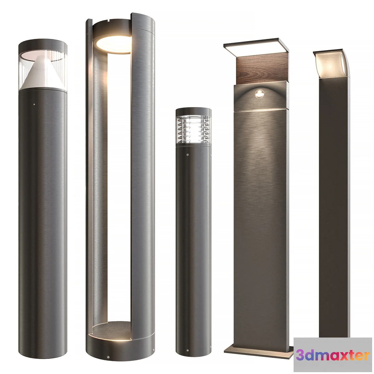 1319345 - Lucande bollard lights 3D Max