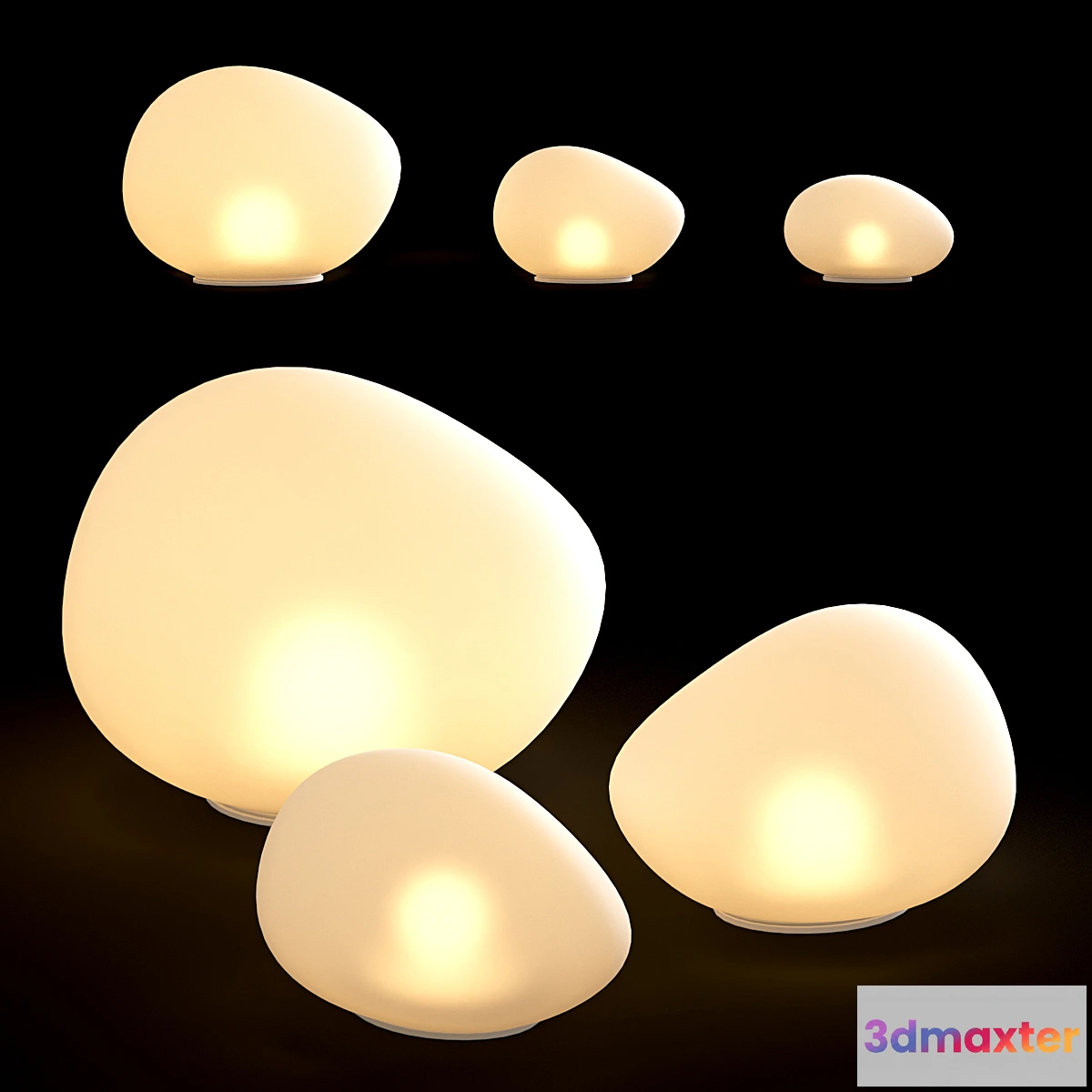 1325410 - Pottery Barn Garden Light Set 3D Max