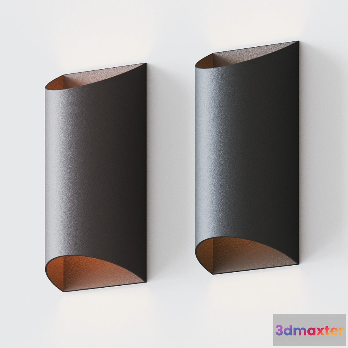 1397576 - Wesley Two-Light LED Outdoor Wall Sconce by Kichler 3D Max