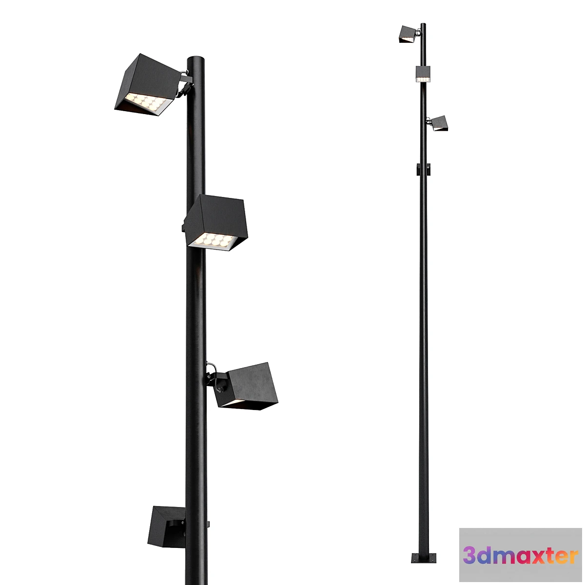 1465898 - Street floodlight Fobos Alfresco 6m 3D Max