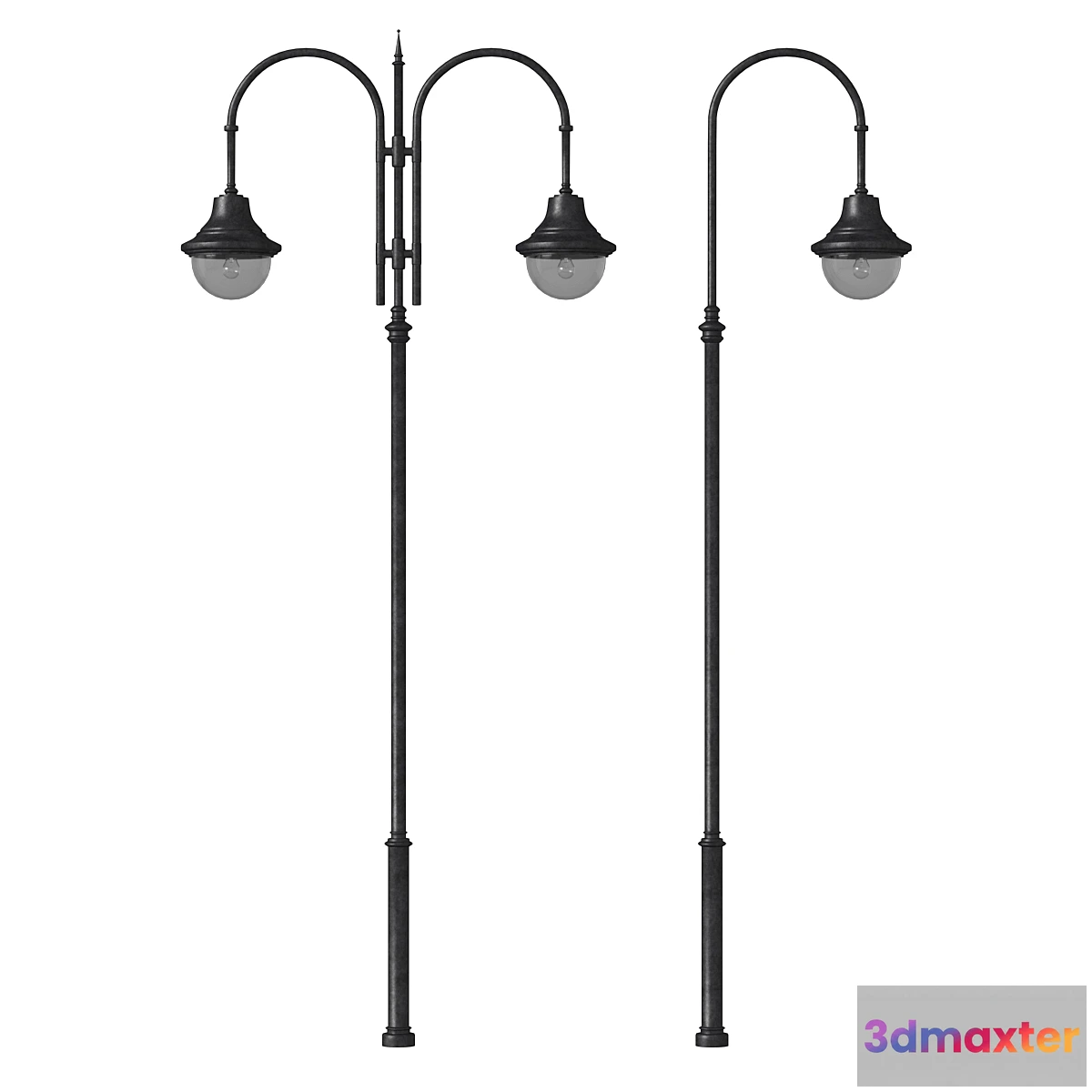 1468628 - Forged street lamp 3D Max