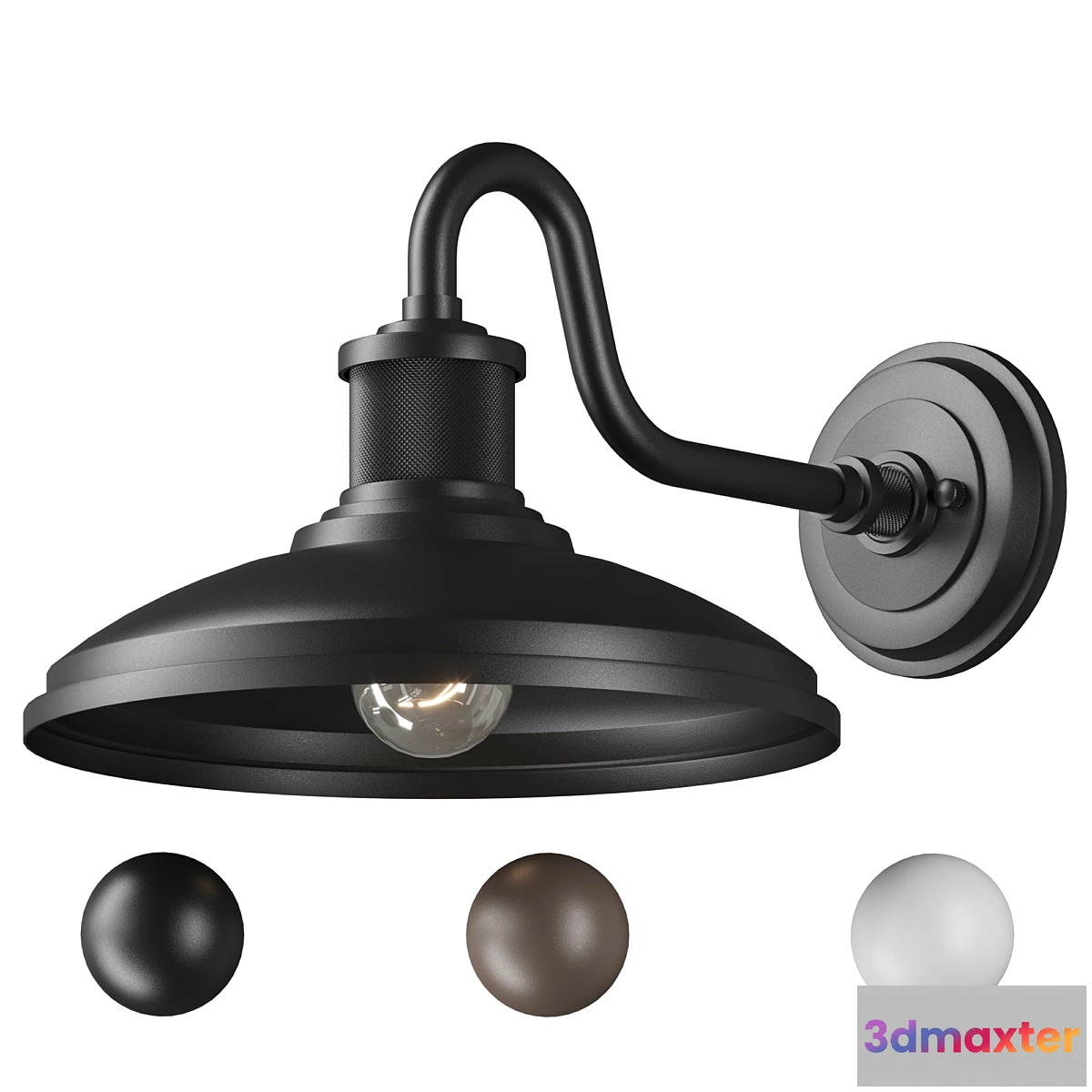 1471434 - Kichler Allenbury 12″ Wall Light 49980 3D Max