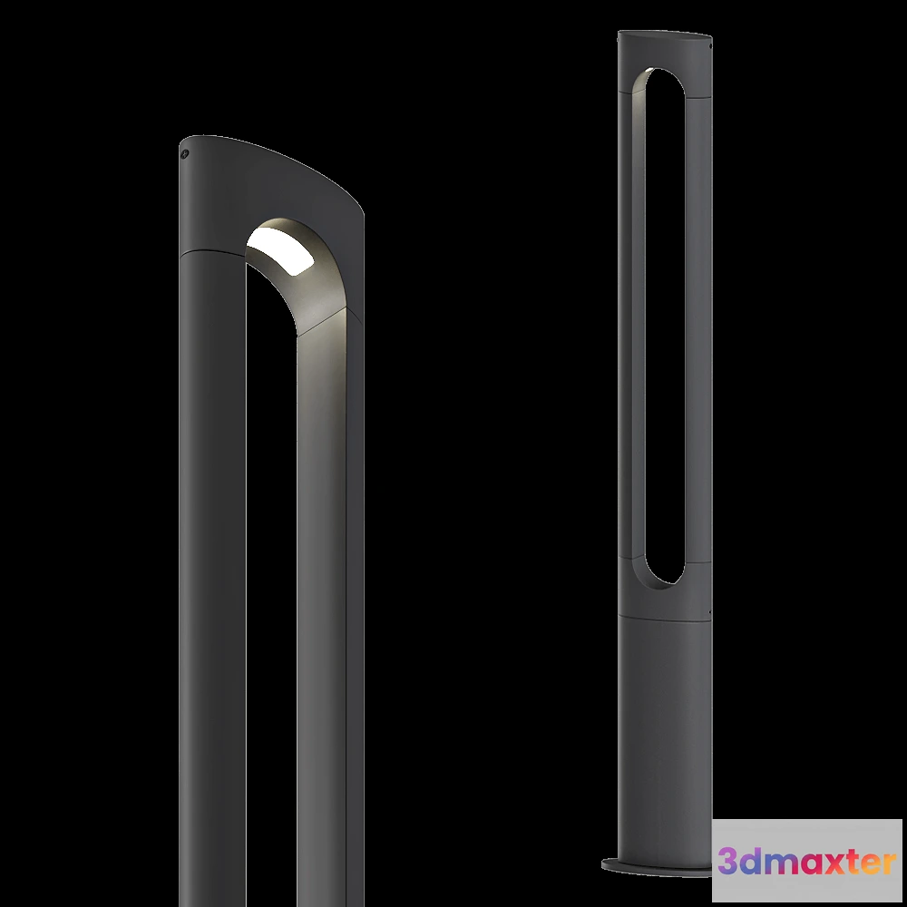 1609444 - Novotech - Ground lamp Street 358585 3D Max