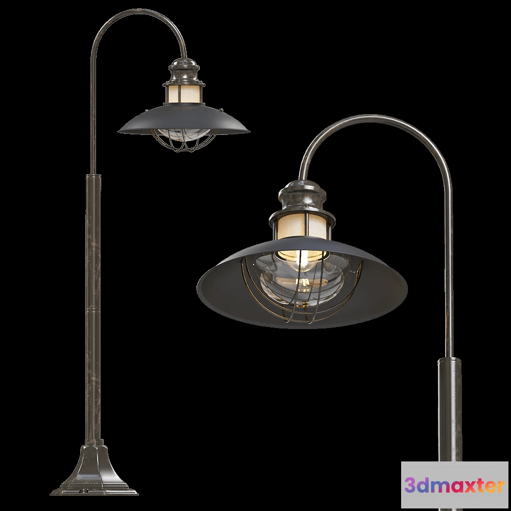 1609448 - Odeon Light - Street lamp Dante 41641F 3D Max