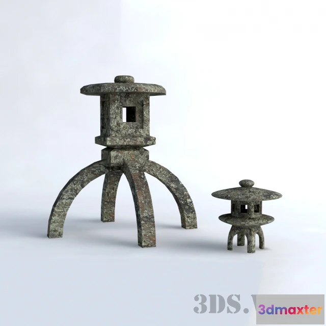 1609512 - exterior-models - Japanese garden lantern 3D Max
