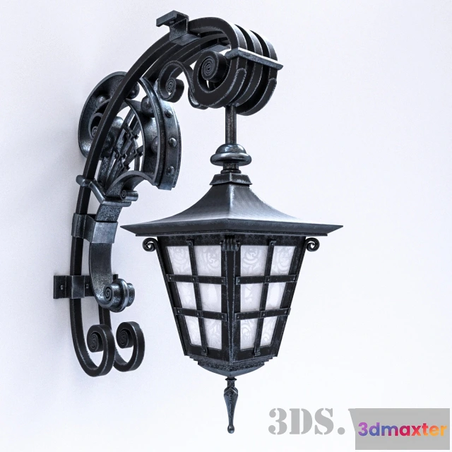 1609552 - exterior-models - Forged lantern - bracket 3D Max