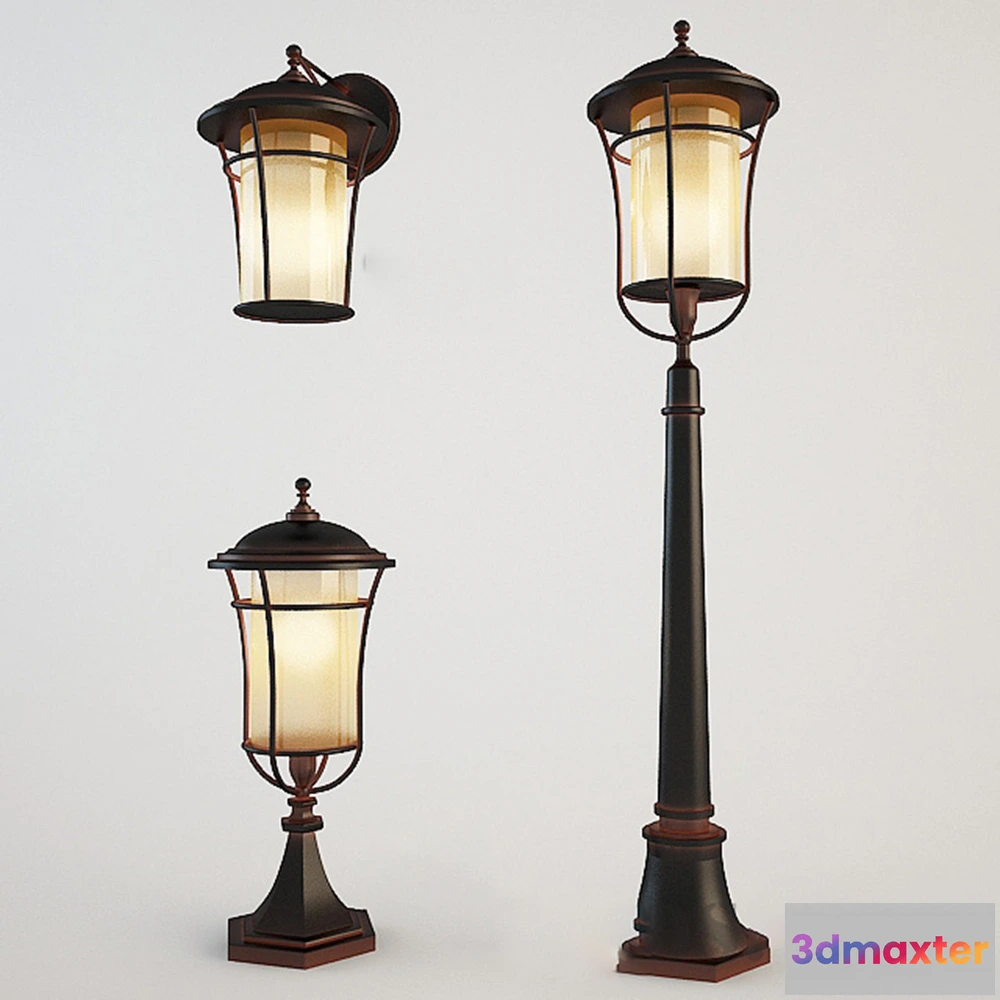 1609560 - exterior-models - Street lights 3D Max