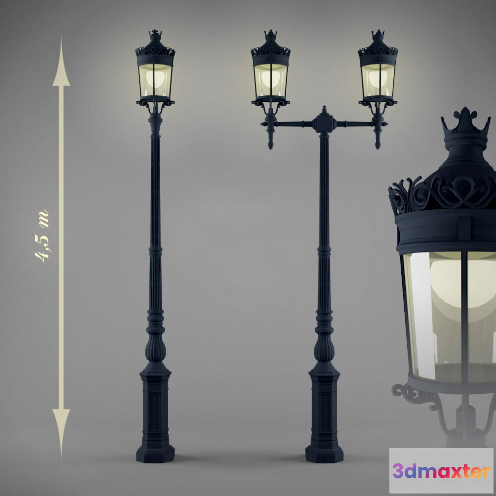 1609566 - exterior-models - Street lights 3D Max