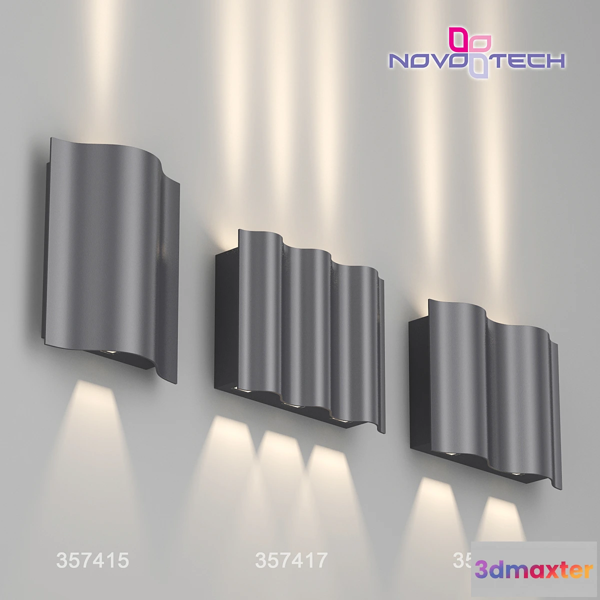 665215 - Landscaped LED Wall Lights 357415 357416 357417 KAIMAS