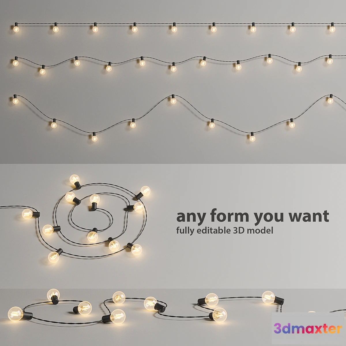 728286 - Editable Garland Lights Set 2 - No.2