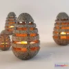 801852 - zm stone egg light  lanternes