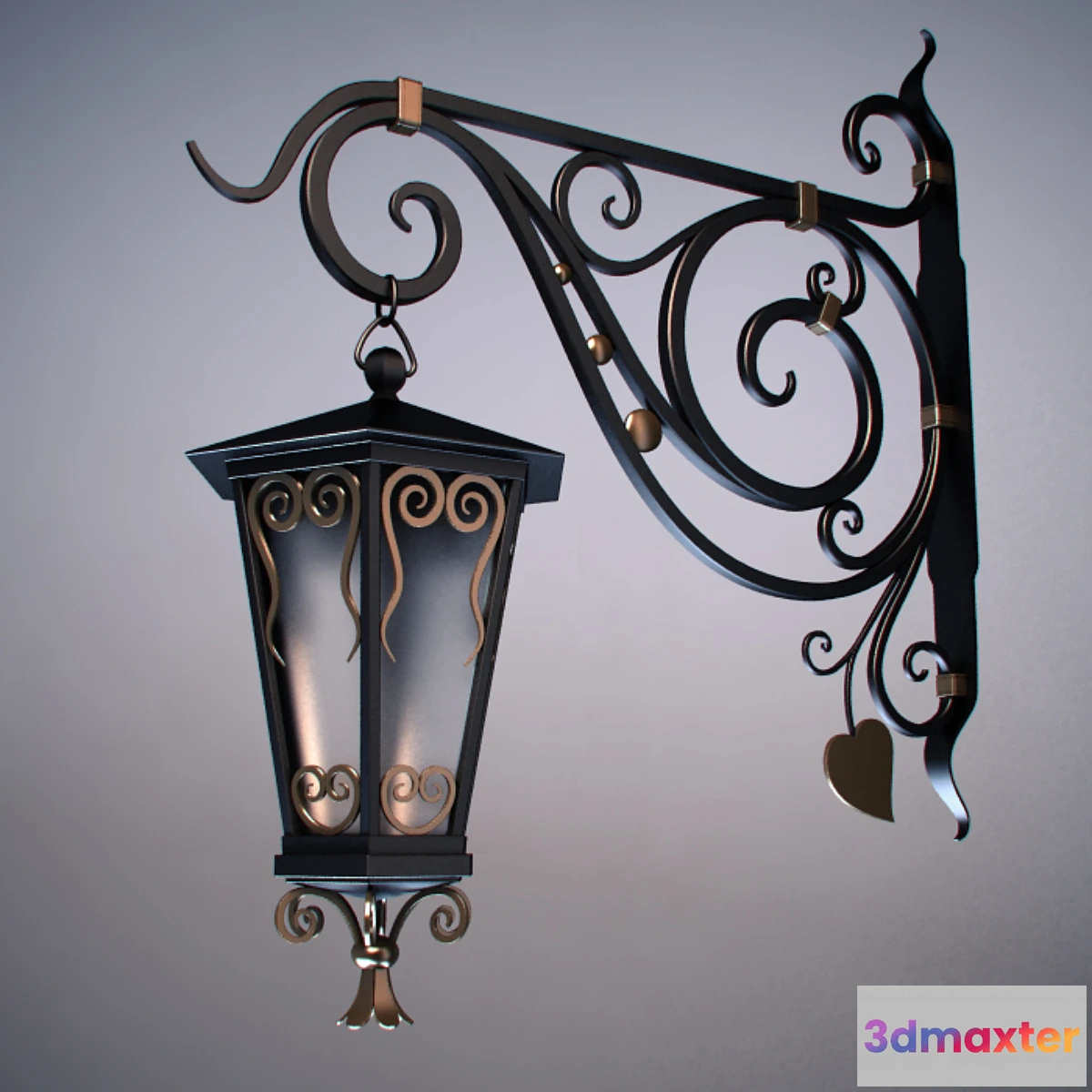 801884 - Wrought iron lamps