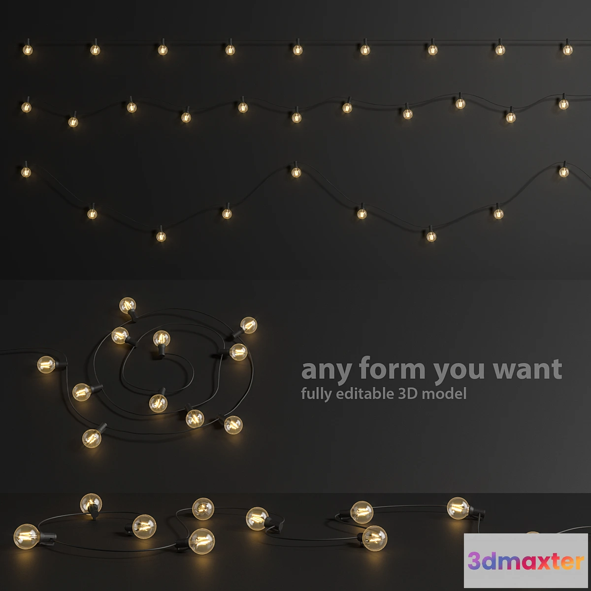 876319 - Editable Garland Lights Set 1 - No.5