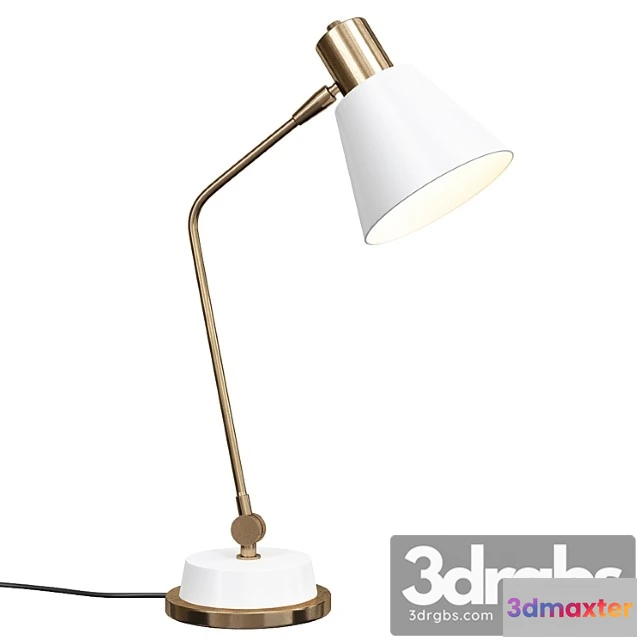 1051508 - Cylinder usb task table lamp