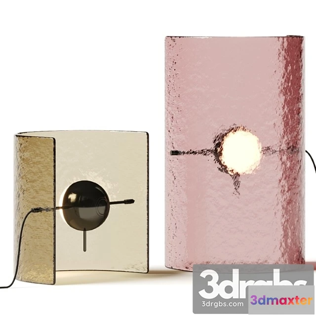 1051596 - Gallotti & radice bonfire table lamps