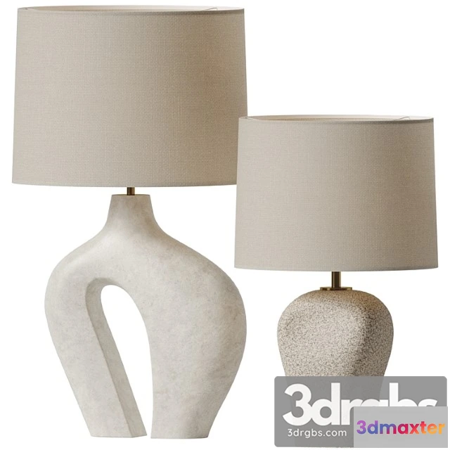 1051668 - Large hepworth and blob lamp - kassandra thatcher
