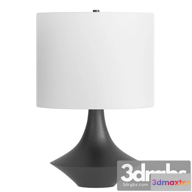 1051704 - Marie resin table lamp charcoal
