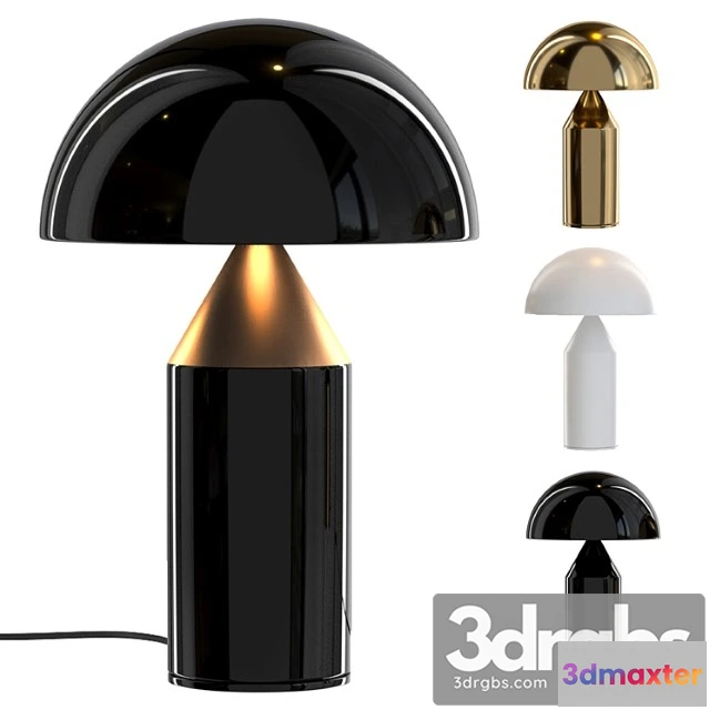 1051716 - Mid century mushroom table lamp