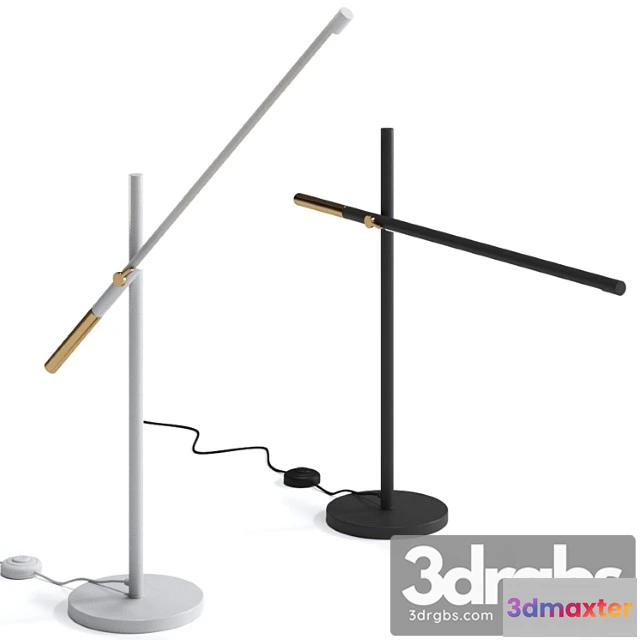 1051794 - Piano led black table lamp by valaisin gronlund