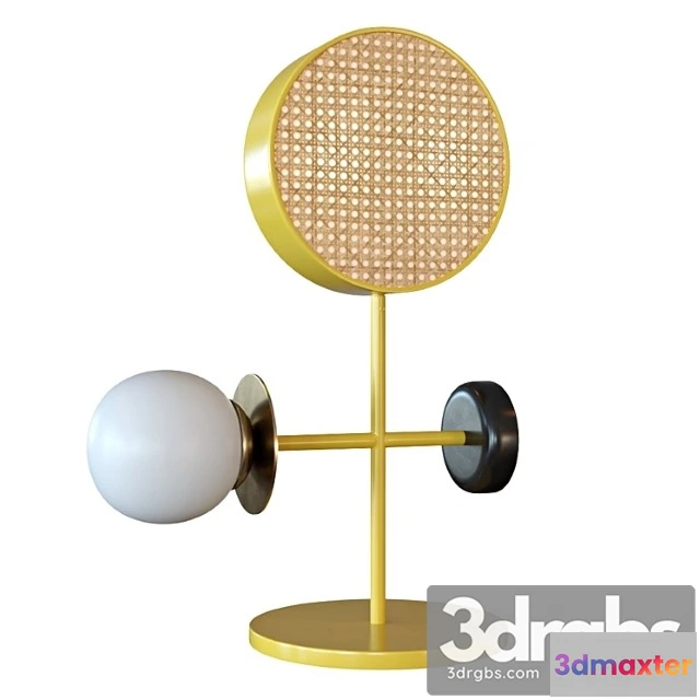 1051812 - Rattan table lamp