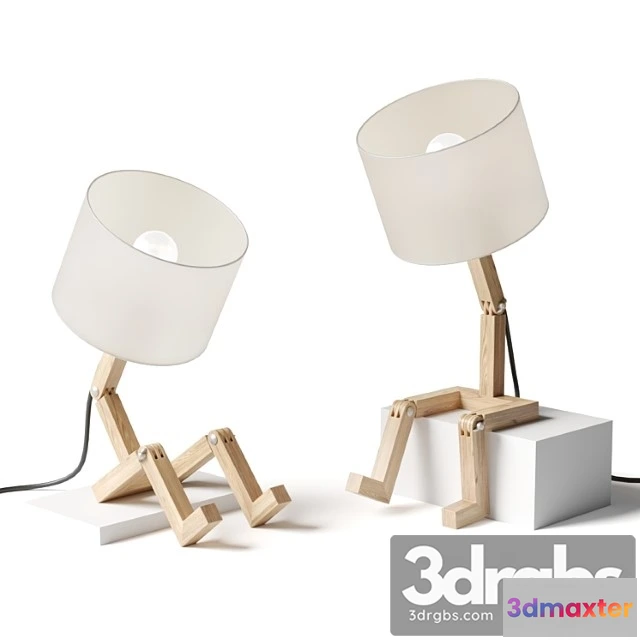 1051890 - Table lamp artistic trisdar robot