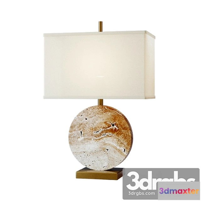 1051934 - Table lamp lua grande table lamp beige marble
