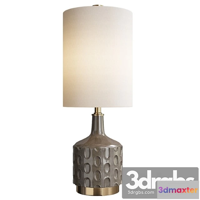 1052000 - Uttermost darrin gray table lamp