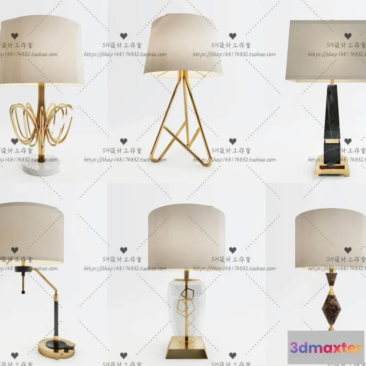 1140456 - Table Lamps - 3D Models - 0004