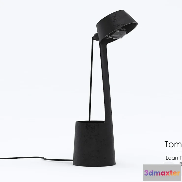1269625 - Tom Dixon _ Lean Table Light Black 3D Max