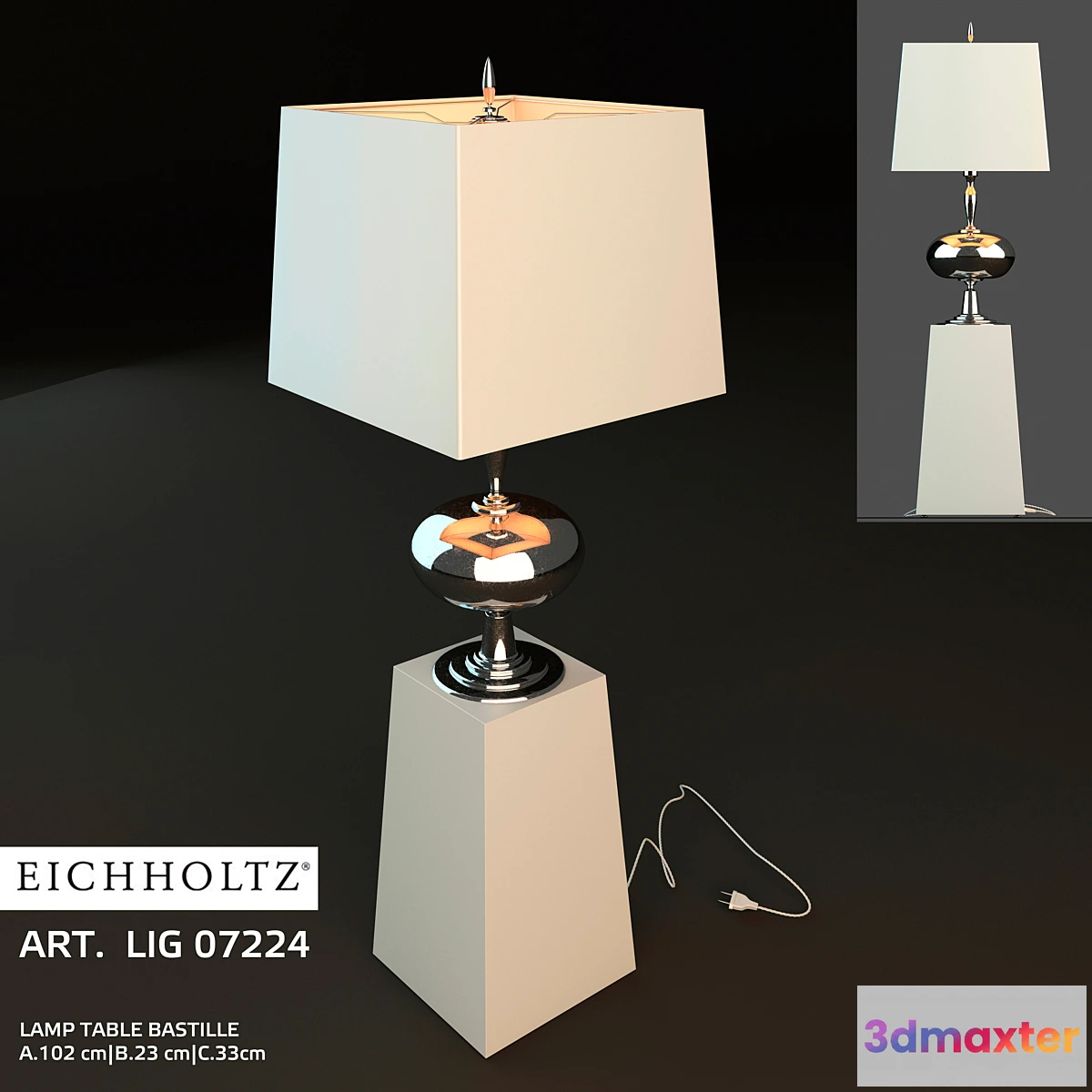1272240 - Eichholtz _ Bastill 3D Max