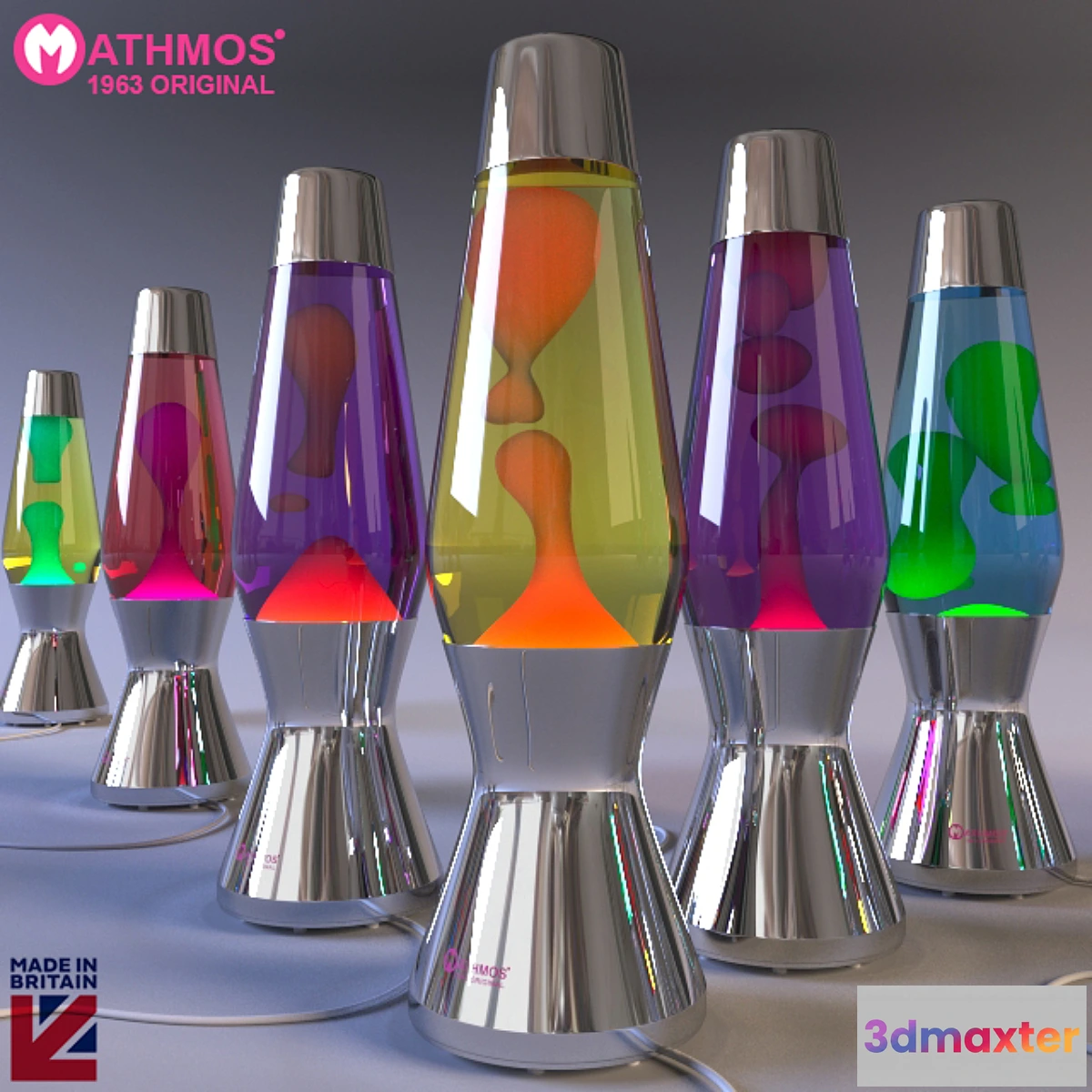 1278618 - Lava lamp Mathmos Astro 3D Max
