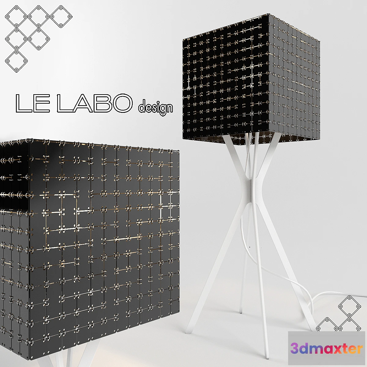 1282282 - Lampe à poser Miss F 600 by Le Labo Design - No.2 3D Max