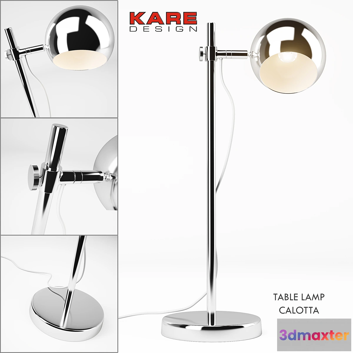 1282284 - Kare Table Lamp Calotta - No.2 3D Max