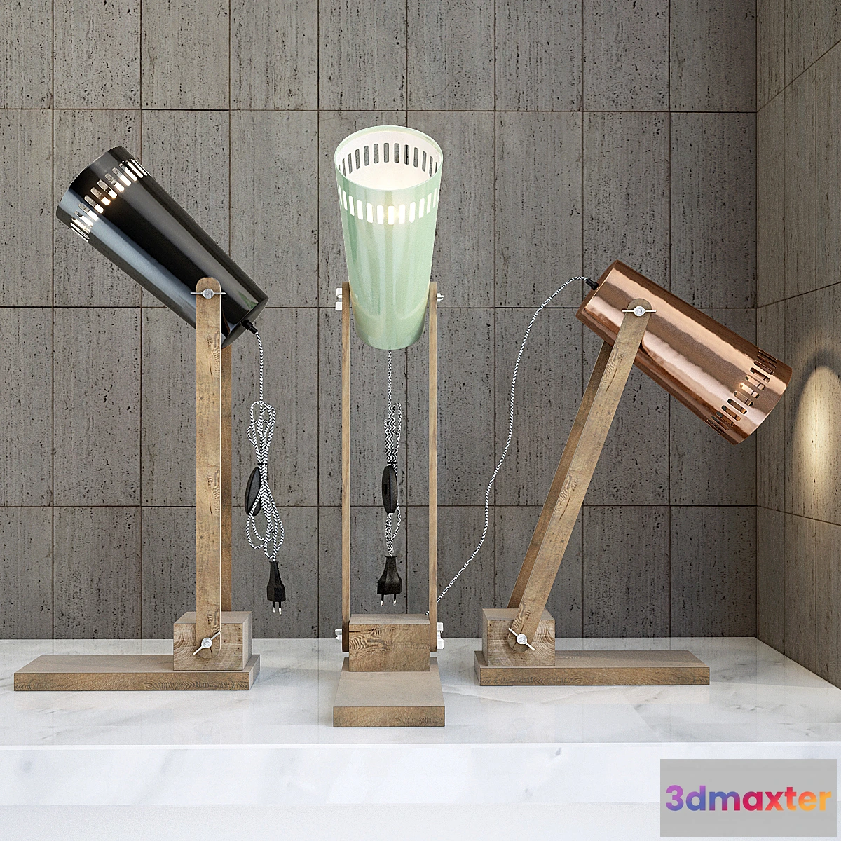 1282290 - Nordal Table Lamp 15200 - No.2 3D Max