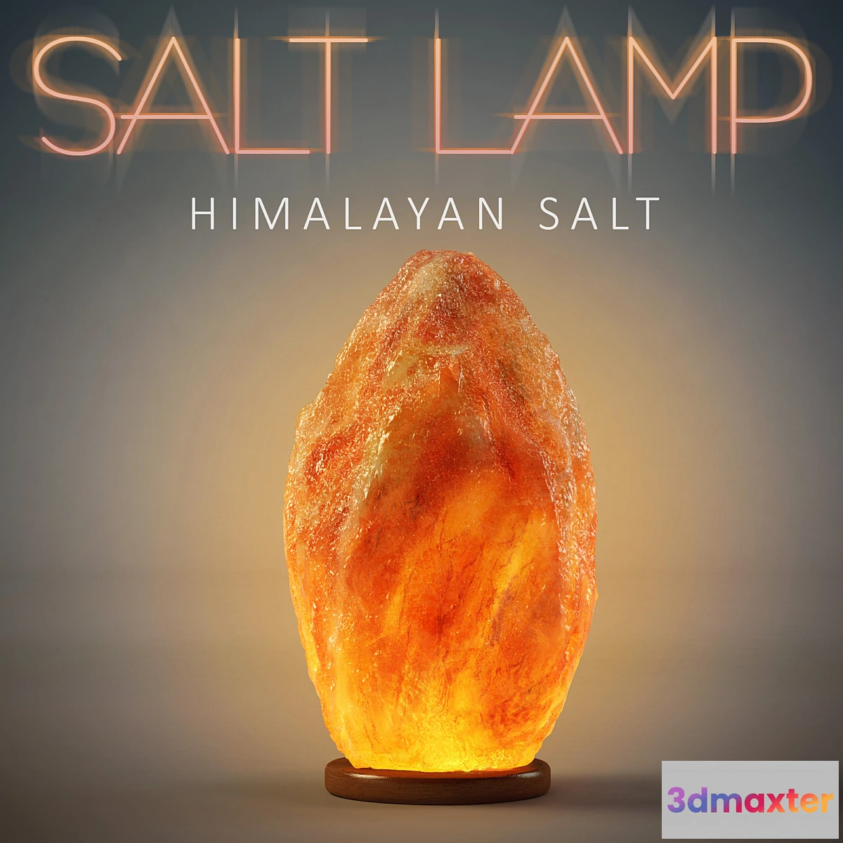 1290957 - Saline (salt) lamp ROCK 3D Max