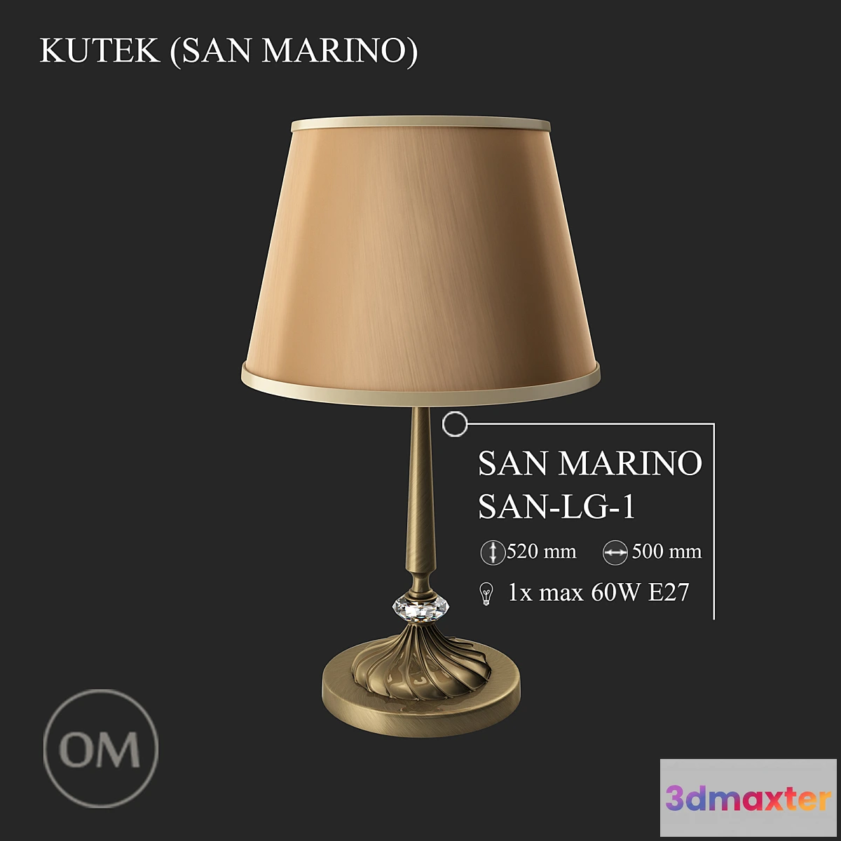 1291281 - KUTEK (SAN MARINO) SAN-LG-1 3D Max