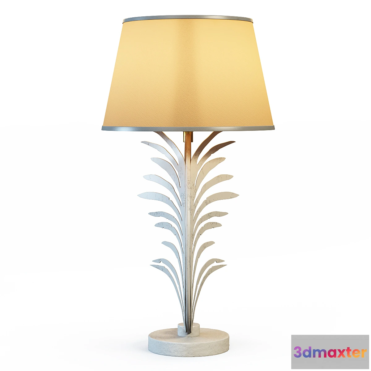 1293076 - Palm Frond Table Lamps 3D Max