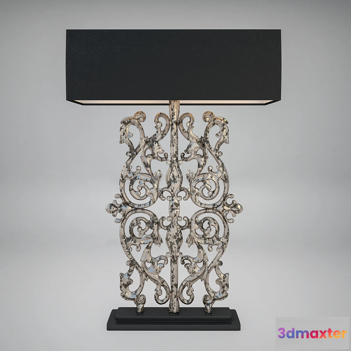 1293261 - Fleur Silver Large. Heathfield 3D Max