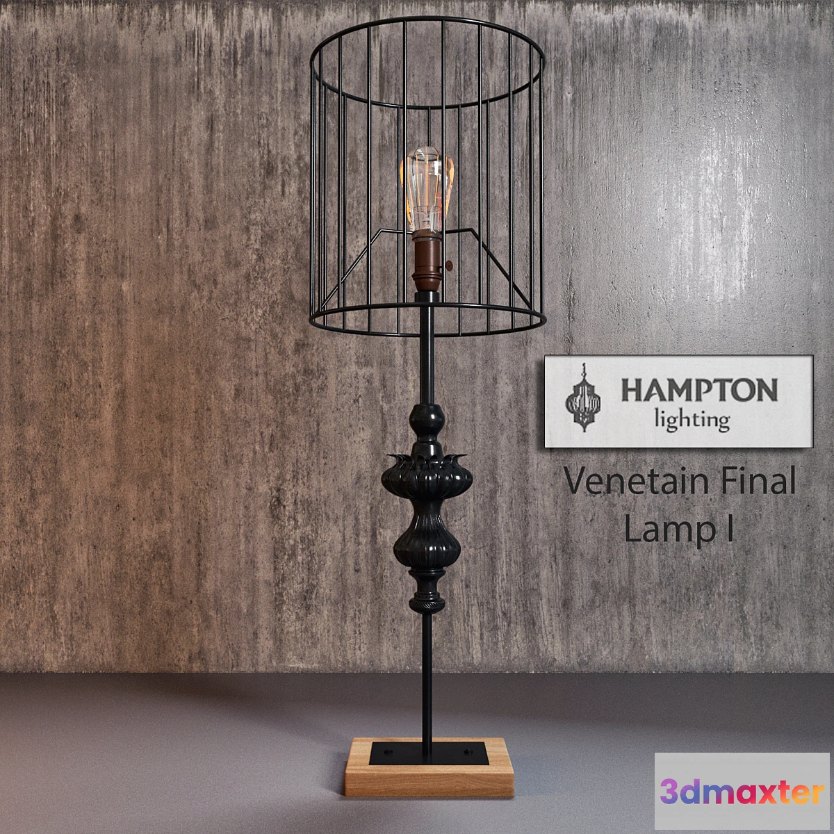 1293379 - Table Lamp Hampton 3D Max